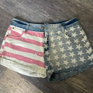 American flag shorts